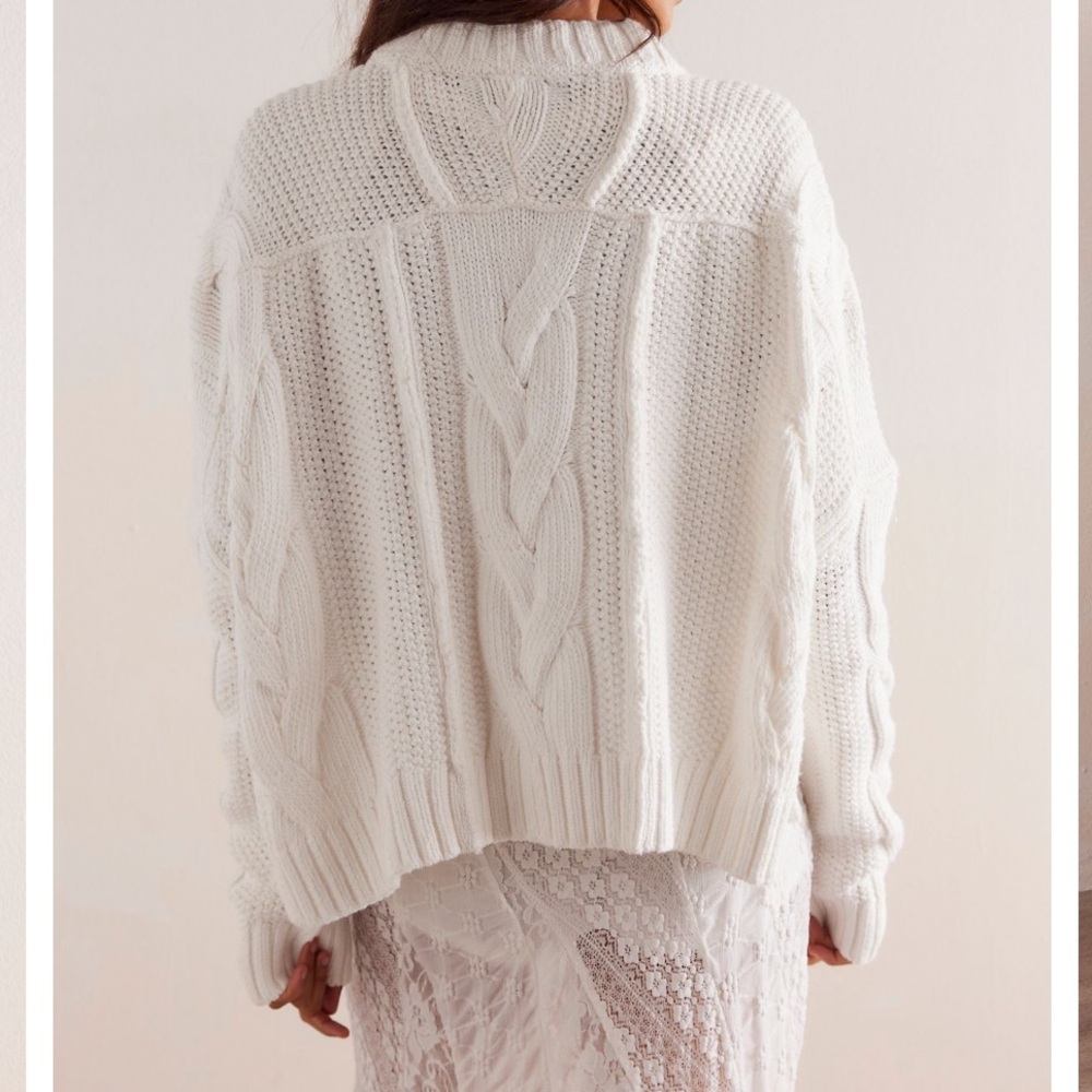 NWT Free People sz medium In a Daze pullover sweater - Picture 3 of 7